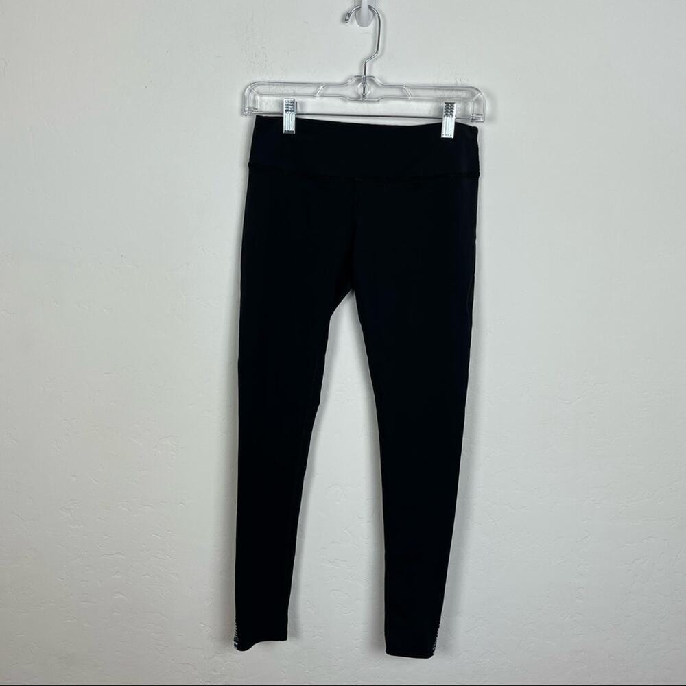 Mara Hoffman Active Black Pattern Leggings - image 1